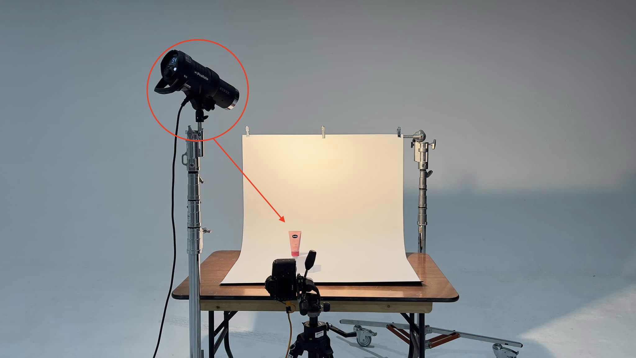 Best Product Photography Setup Step 1