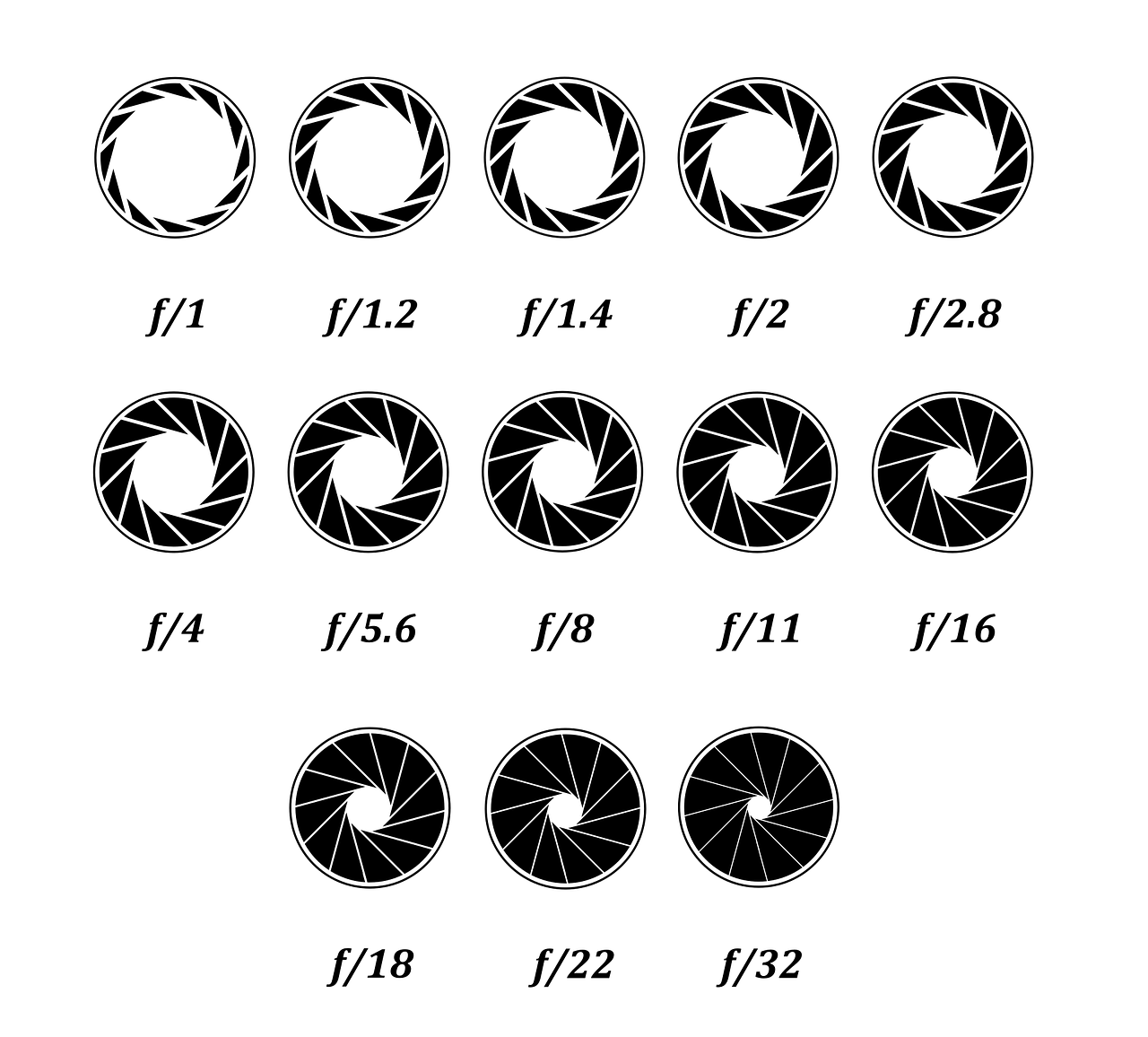 Camera Aperture Setting