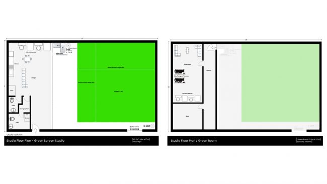 Green Screen Studio Floor Plan