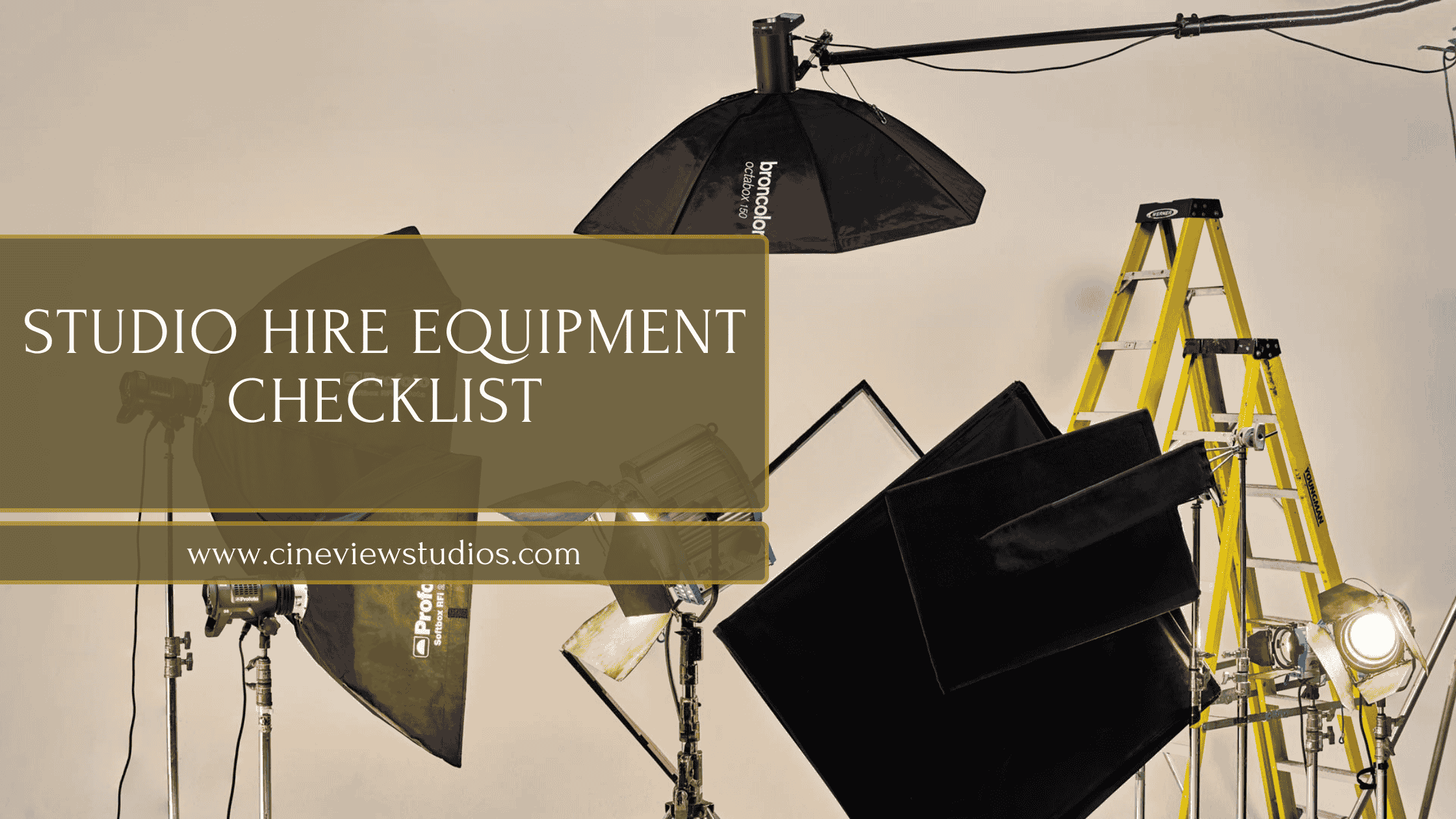 Studio Hire Equipment Checklist